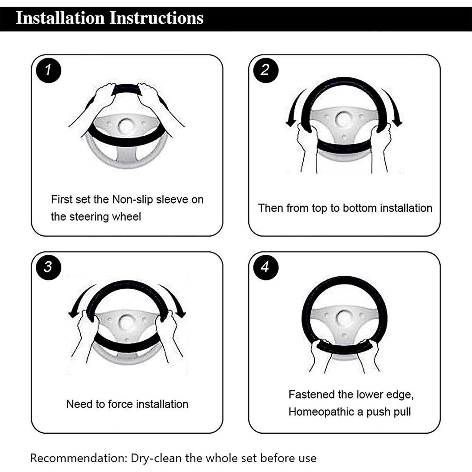 Juego de 3 Fundas para Volante y Palanca SPANICE Verde
