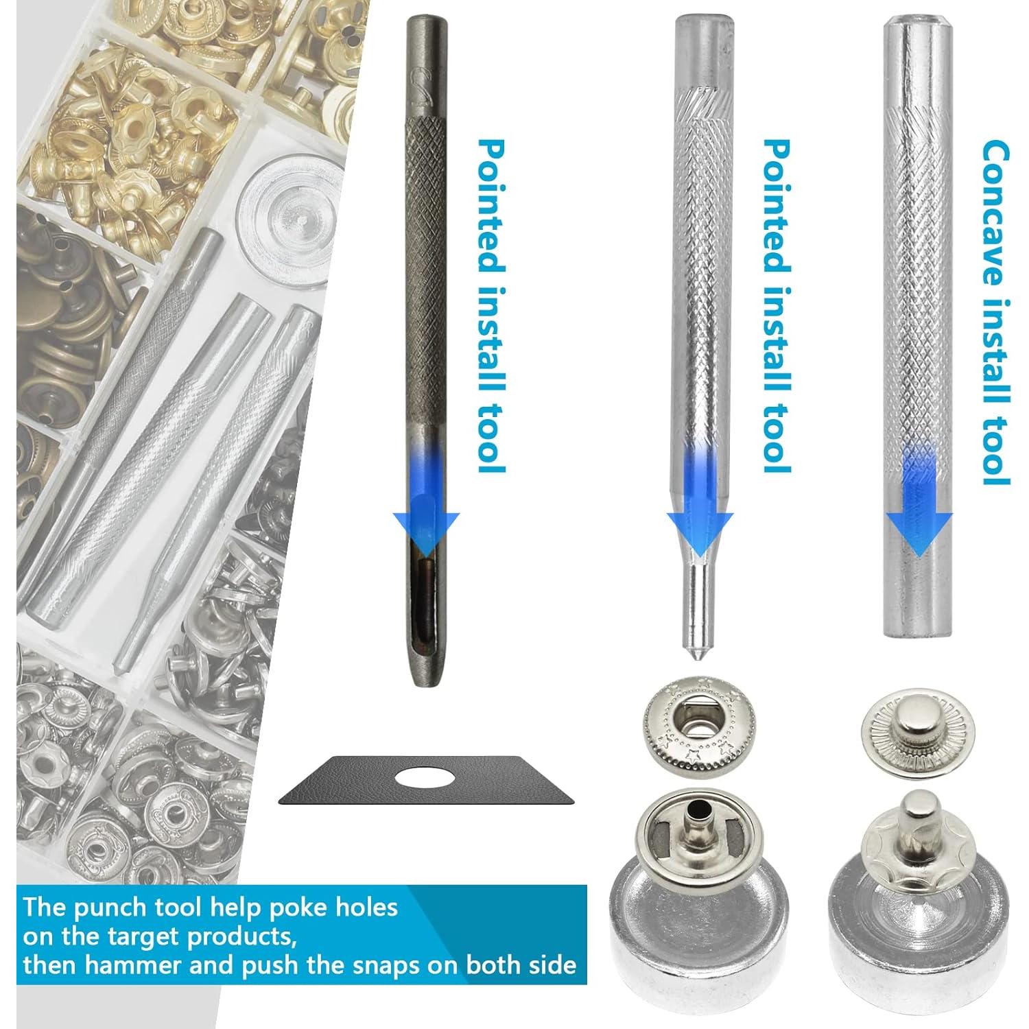 Kit de Botones de Presión HDST-HOME 120 Conjuntos 12.5mm