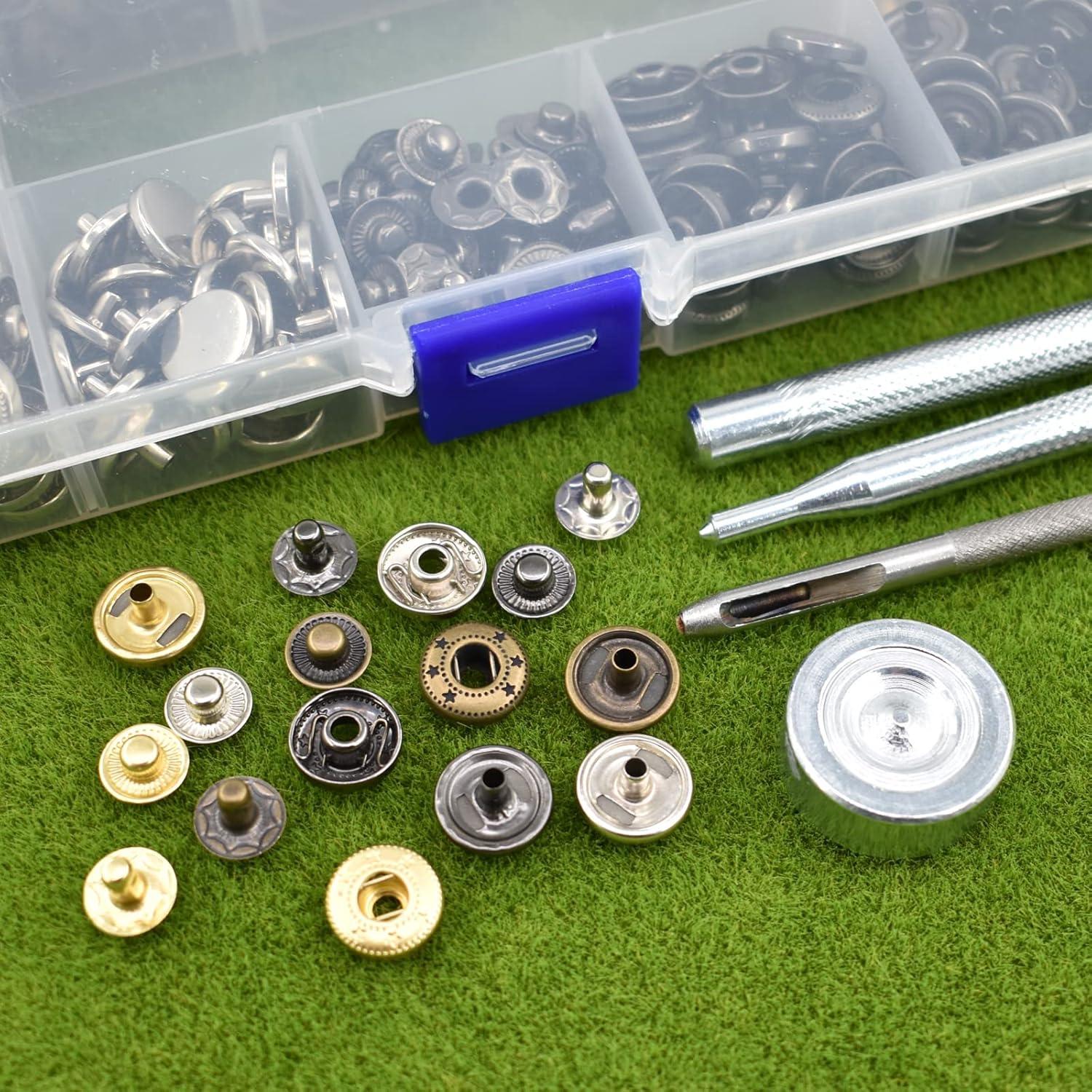 Kit de Botones de Presión HDST-HOME 120 Conjuntos 12.5mm