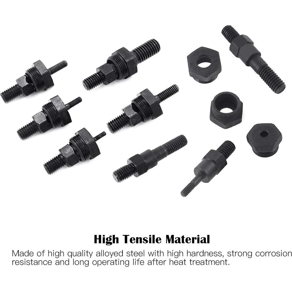 Mandril Remachadora Hilitchi 6PCS SAE y Métrico Variados