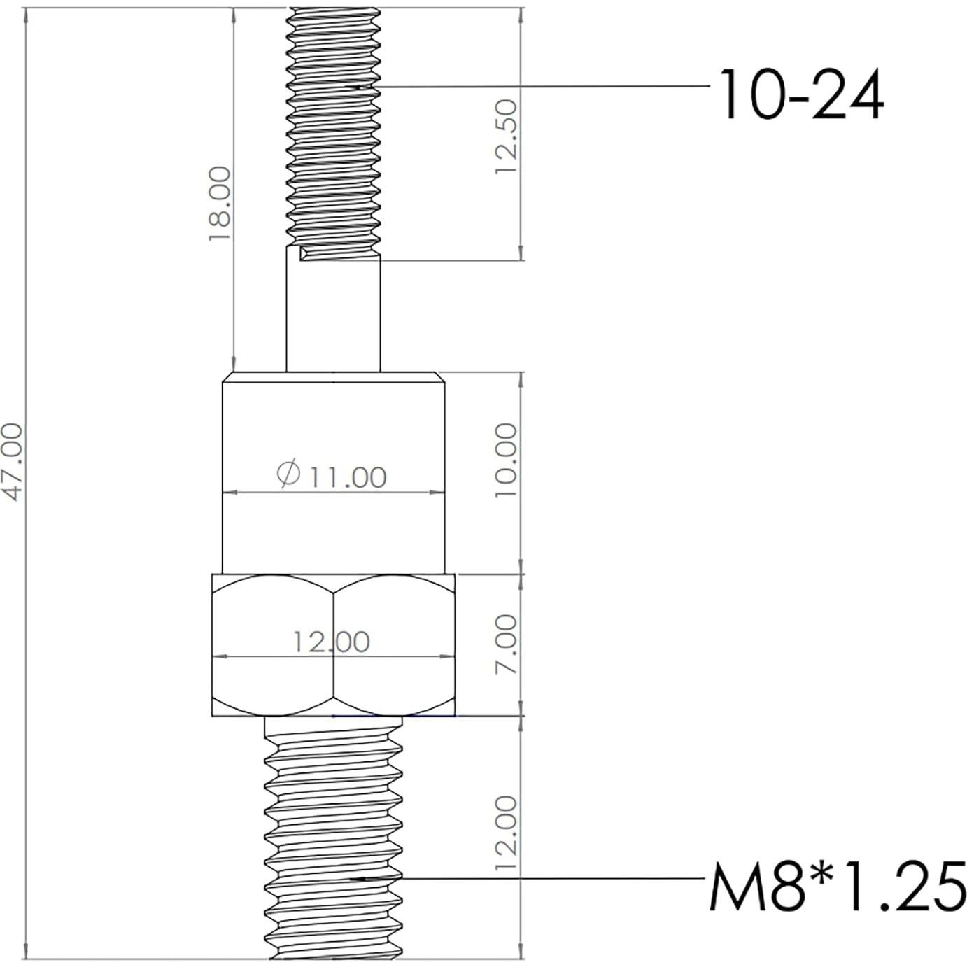 Accesorio Mandril y Piezas de Nariz Corwin 10-24 Paquete 2