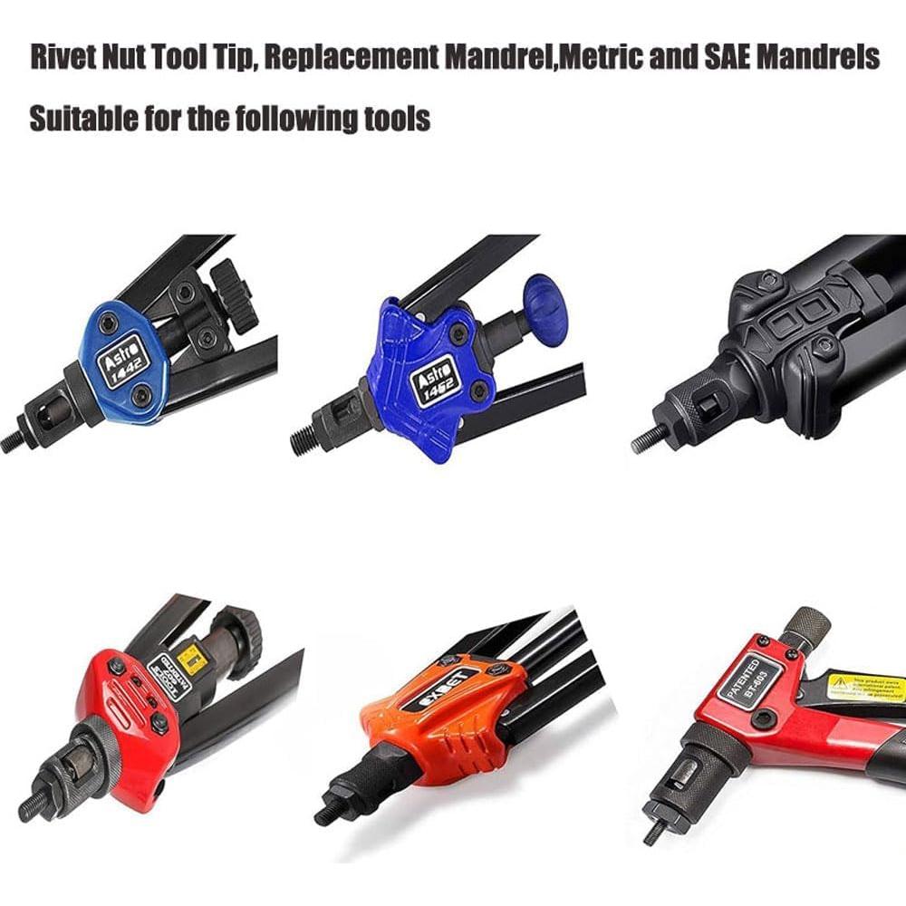 Mandril de Reemplazo para Remachador de Tuercas Zision 6-32