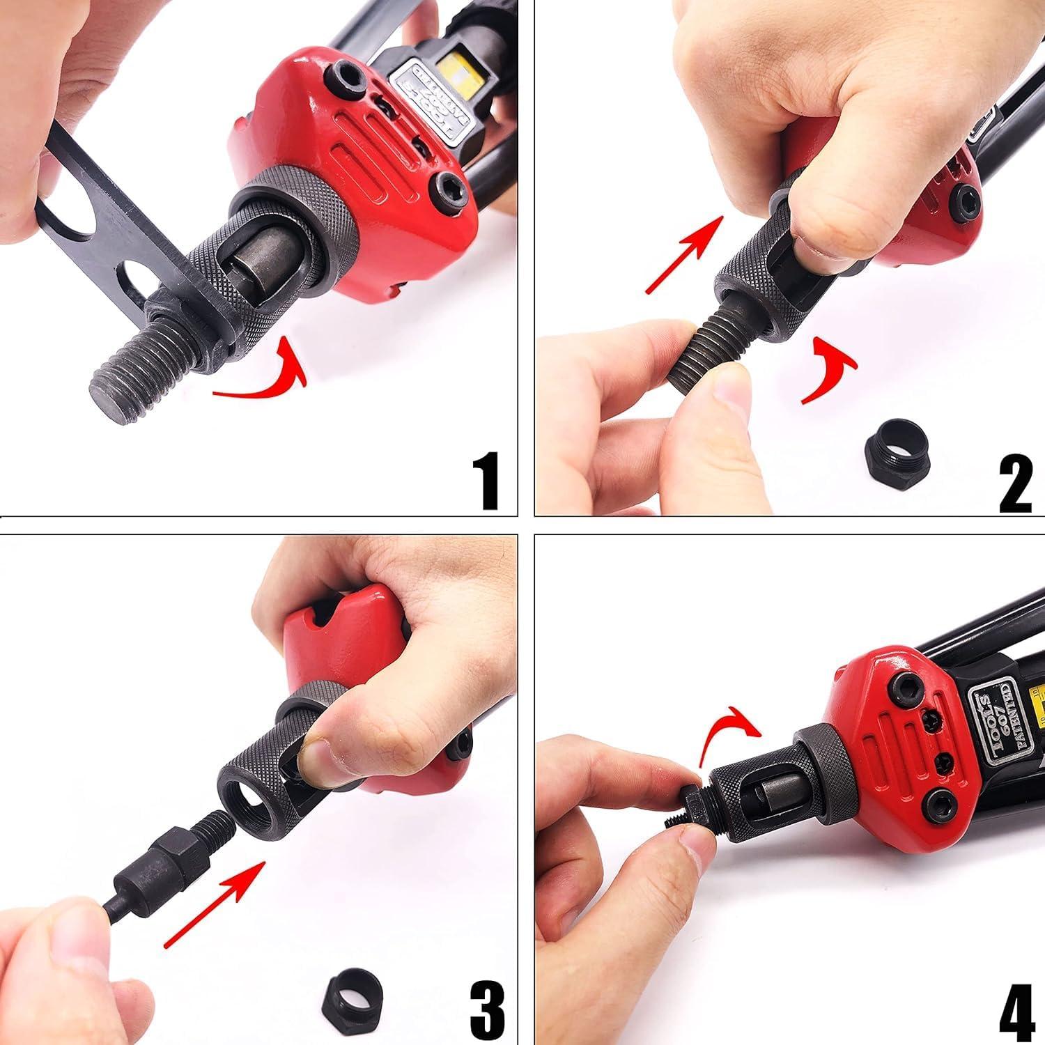 Mandril de Reemplazo para Remachador de Tuercas Zision 6-32