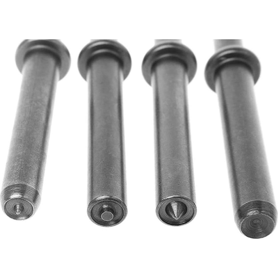 Juego de Martillo de Remaches Neumático Eau 4 Piezas Acero 45#