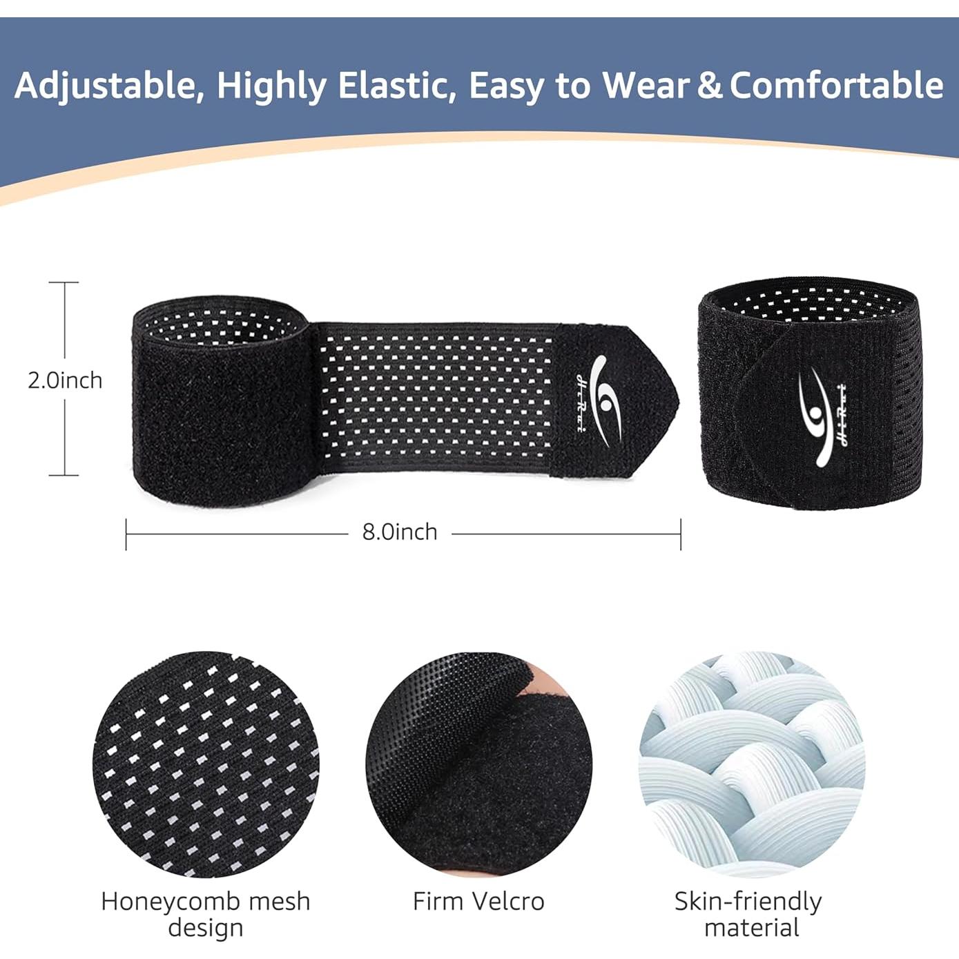 Muñequera de Compresión HiRui - Soporte para Muñeca Pequeño Negro