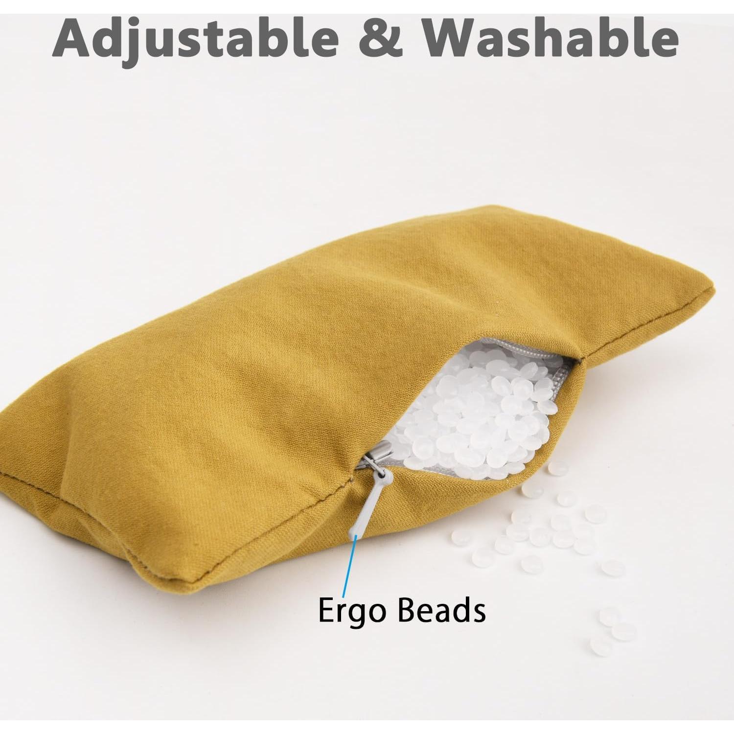 Descanso de Muñeca Ergonómico CandoCraft Amarillo 15x8 cm