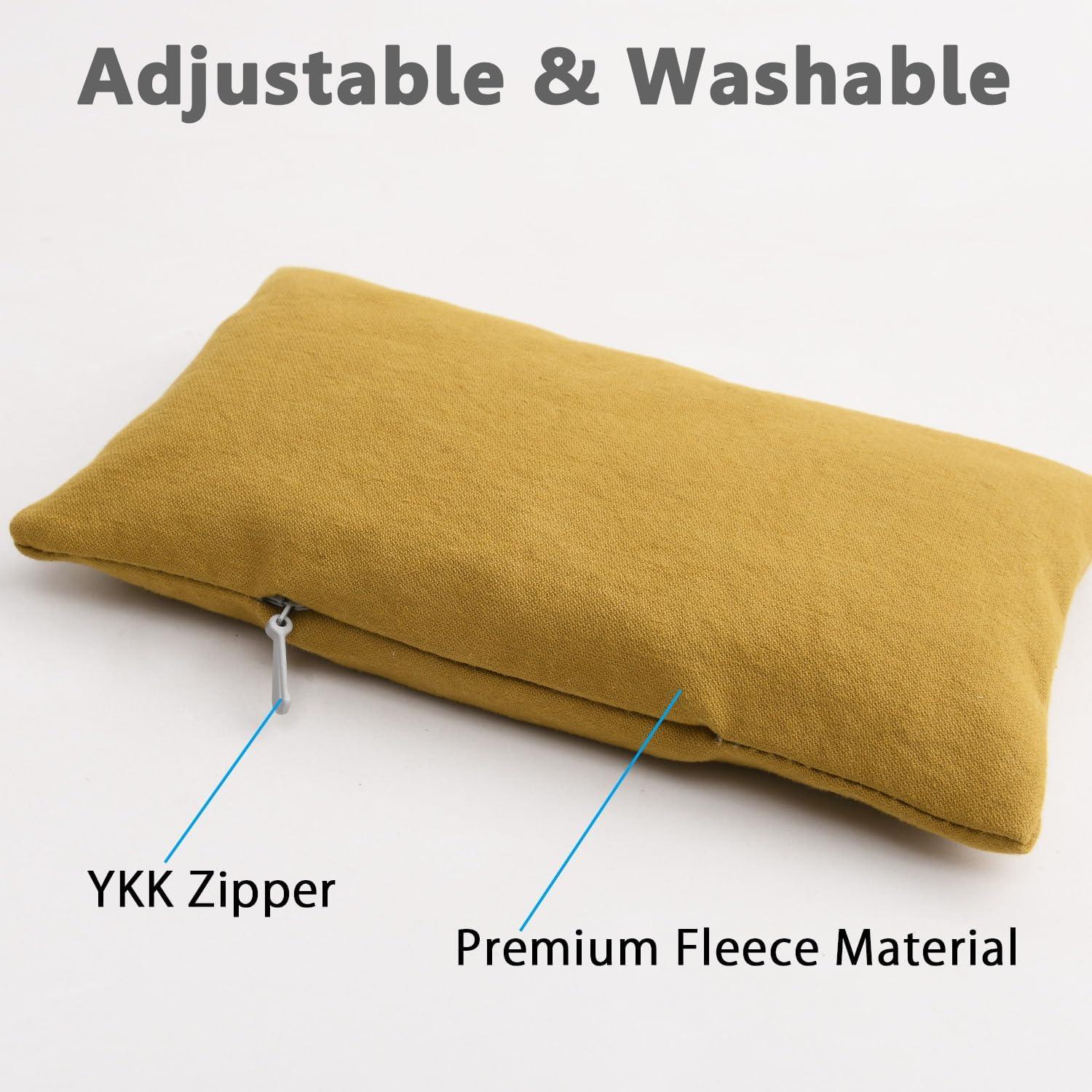 Descanso de Muñeca Ergonómico CandoCraft Amarillo 15x8 cm