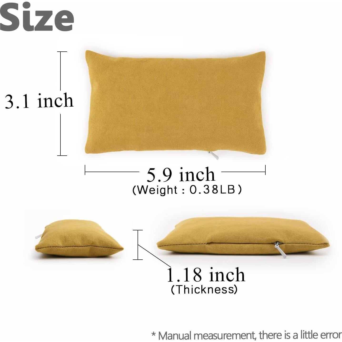 Descanso de Muñeca Ergonómico CandoCraft Amarillo 15x8 cm