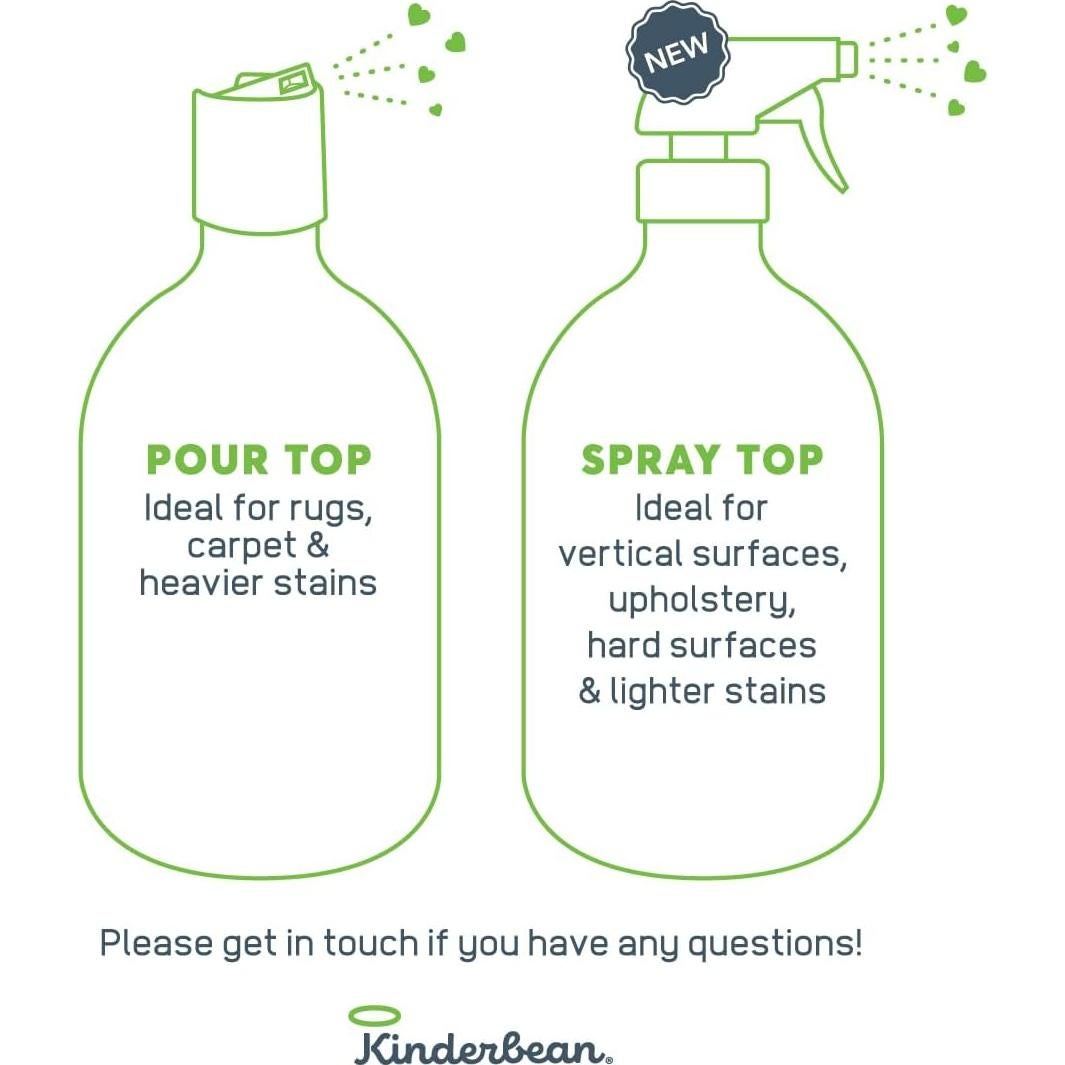 Eliminador de Manchas y Olores Kinderbean 2x24 oz Enzimático