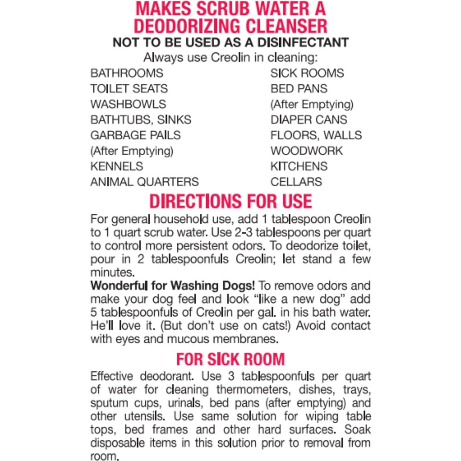 Limpiador Multiusos Desodorante Creolin 226.8g - Oakhurst