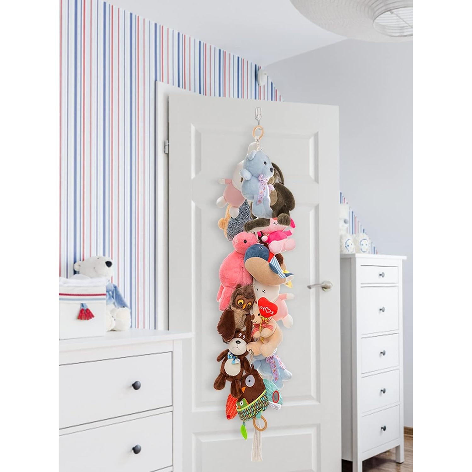 Cadena Organizador de Peluches Biubee 2m con 40 Clips Metal