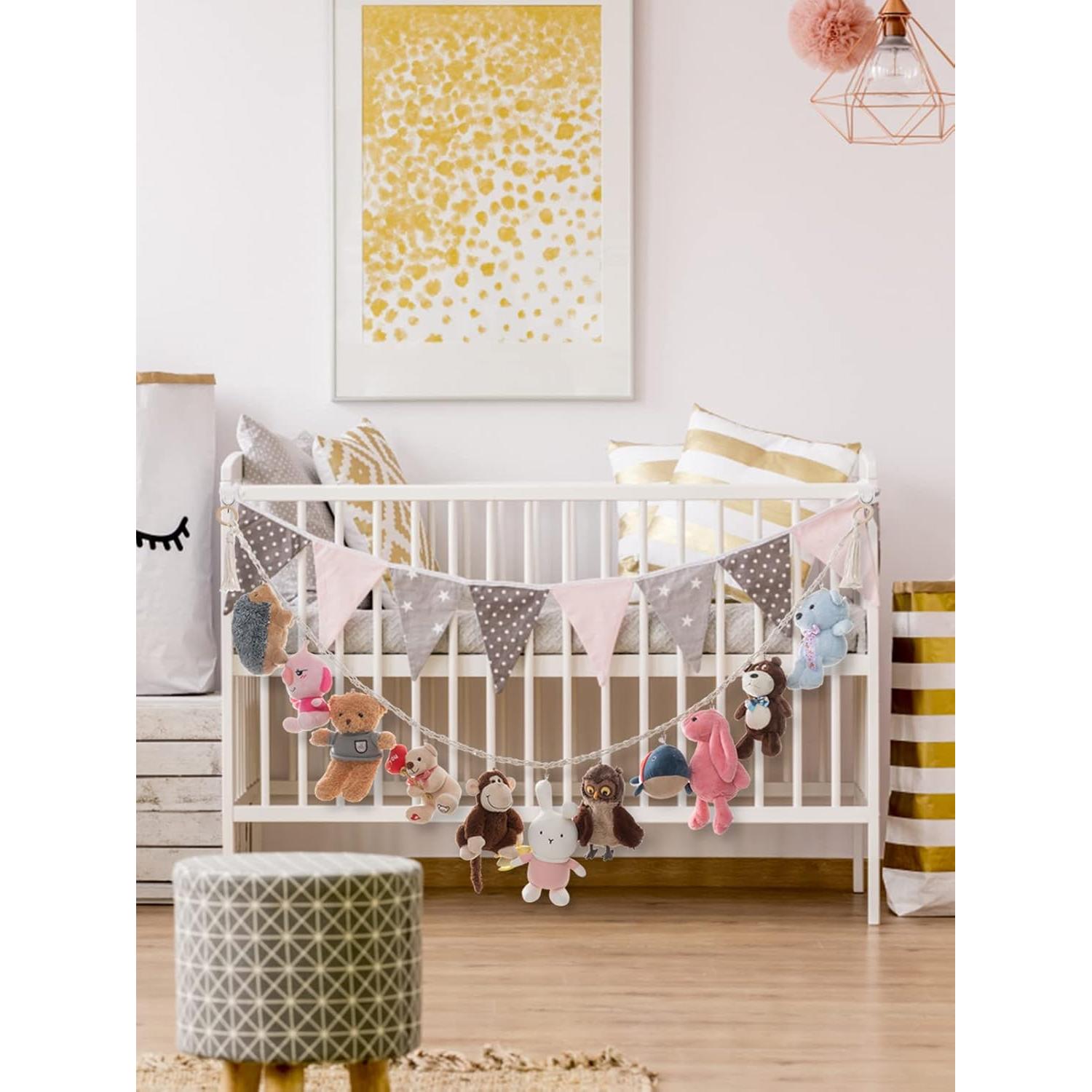 Cadena Organizador de Peluches Biubee 2m con 40 Clips Metal