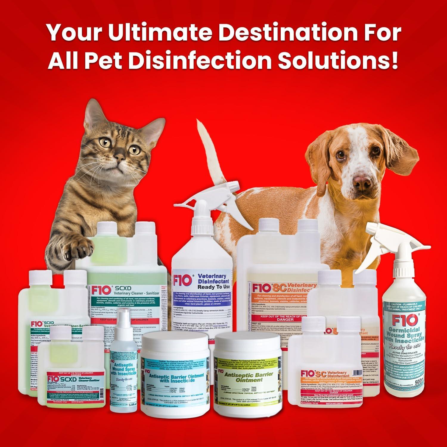 Limpiador Desinfectante F10 SCXD 200 ml para Mascotas