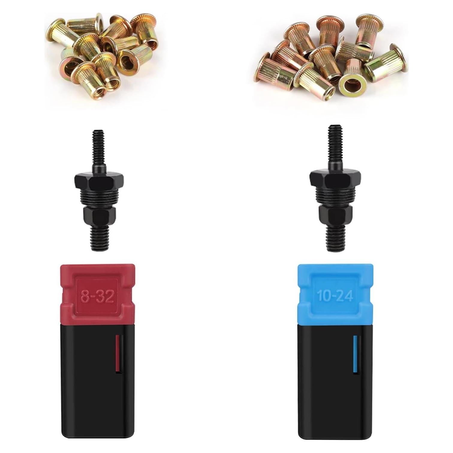 Kit de Mandril y Boquilla NEXTACK M810 para Tuercas Remachadas