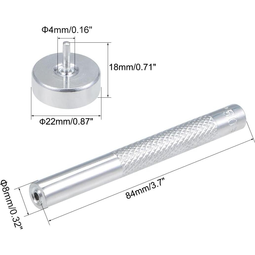 Troqueladora de Ojal uxcell 4mm para Artesanías en Cuero