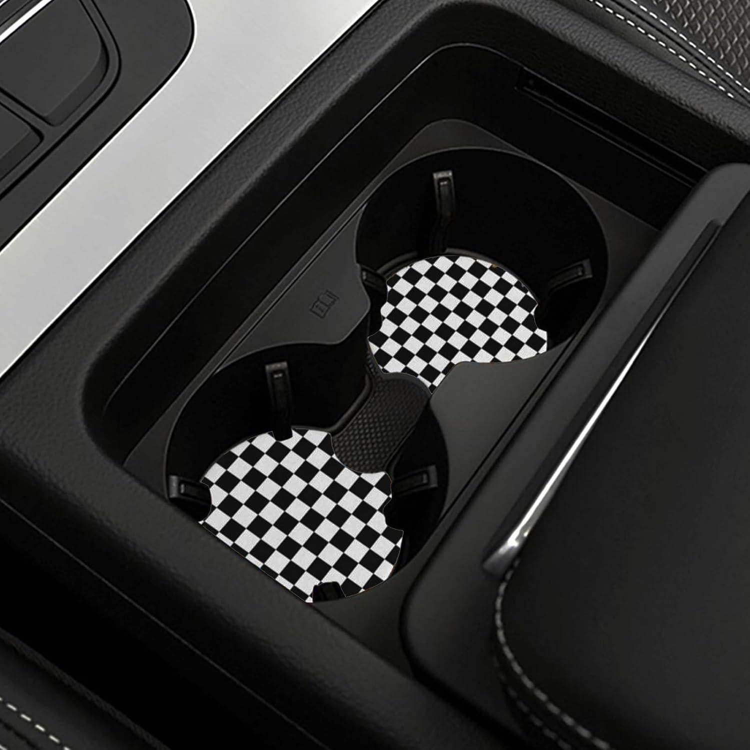 Funda de Volante Antideslizante Yobvec Cuadros 37-39 cm