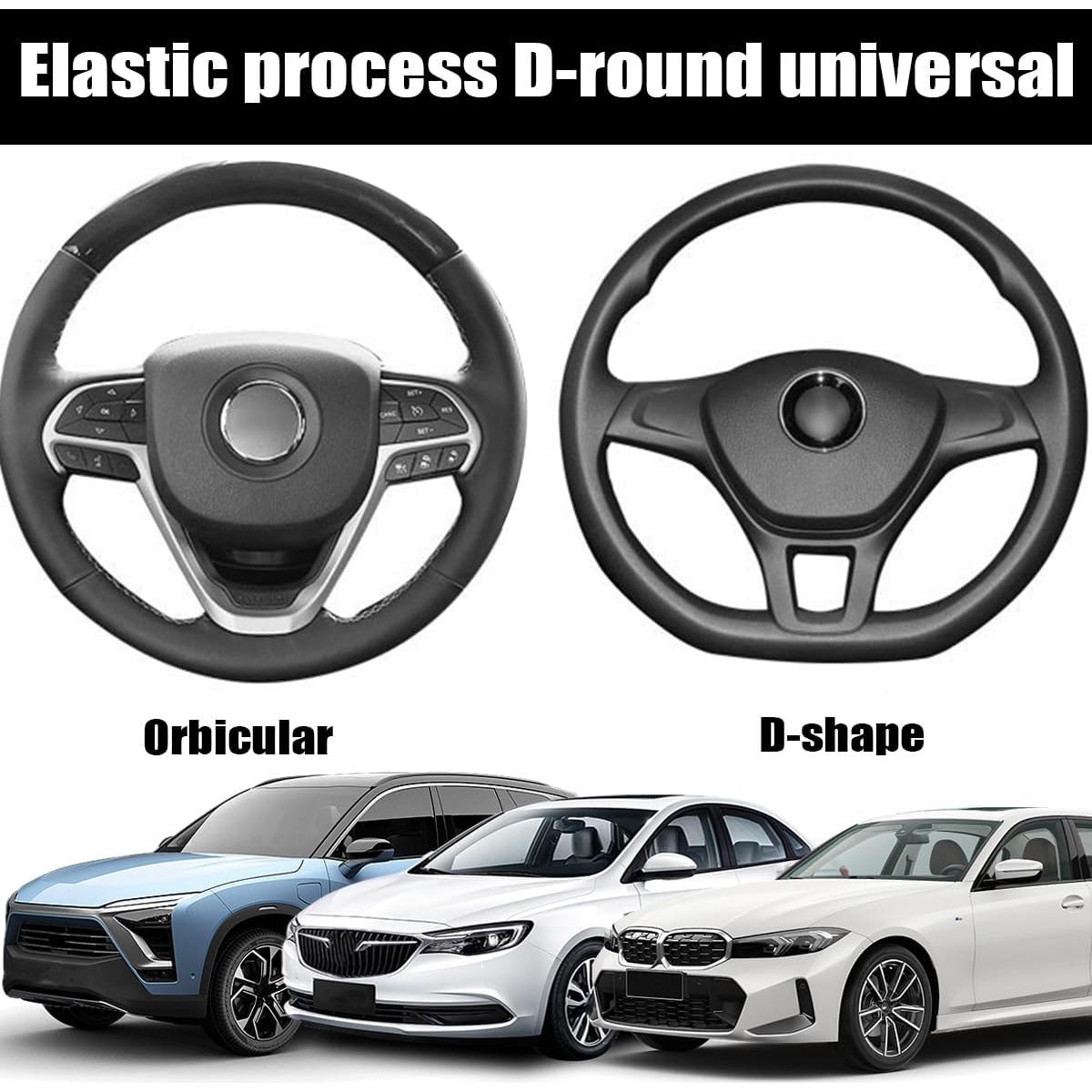 Funda de Volante BESULEN de Cuero Suave 38 cm Antideslizante