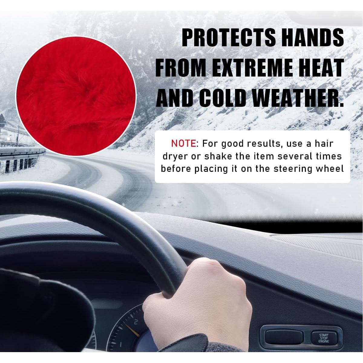 Juego de 5 Fundas de Volante Esponjosas Yourkar - Rojo