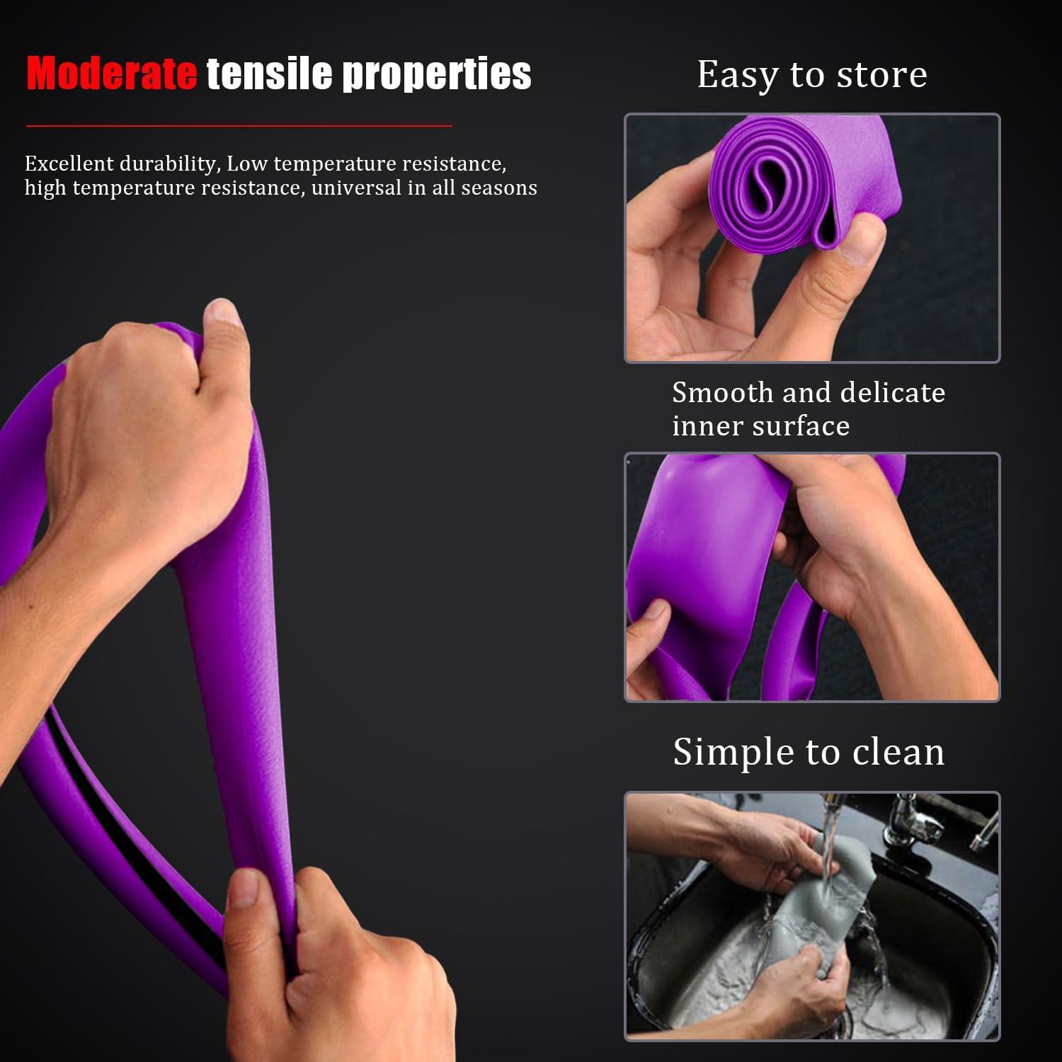 Cubierta de Volante JDDRY Universal Silicona Antideslizante Morado