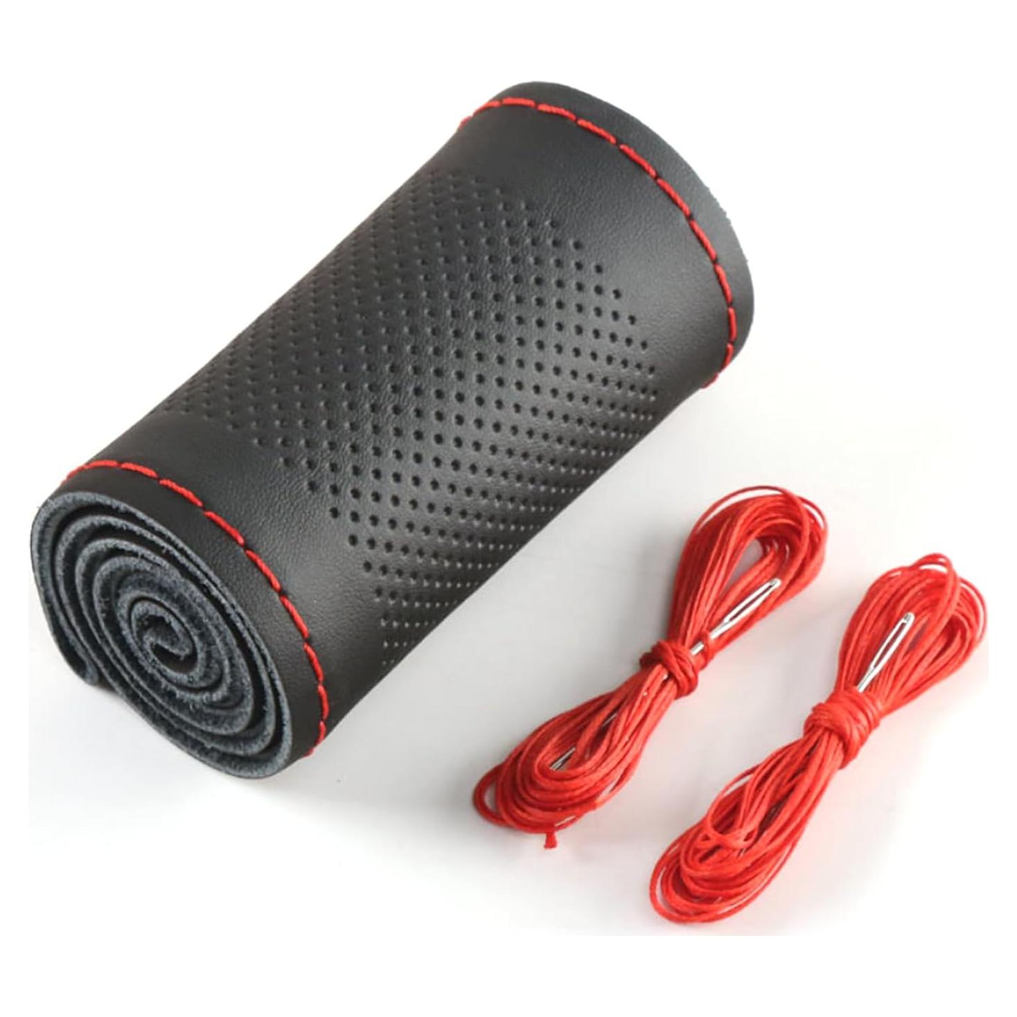 Funda de Volante de Cuero NGHEY Universal Antideslizante