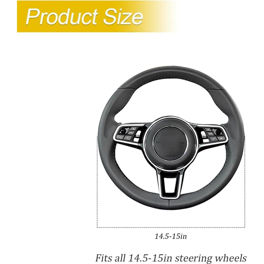 Cubierta de Volante de Coche FALVFUN 36.83-38.1 cm Azul