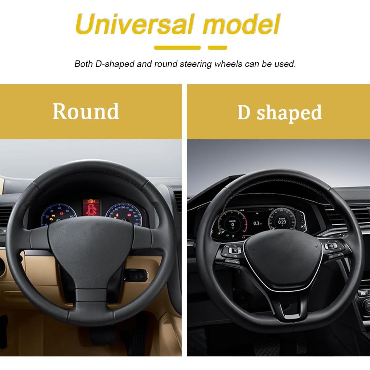 Cubierta de Volante de Coche FALVFUN 36.83-38.1 cm Azul