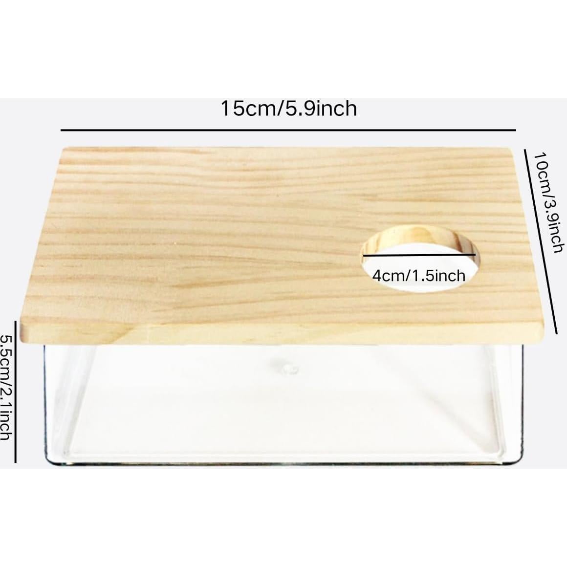 Contenedor de Baño de Arena para Hámster Copfeu 16x11 cm