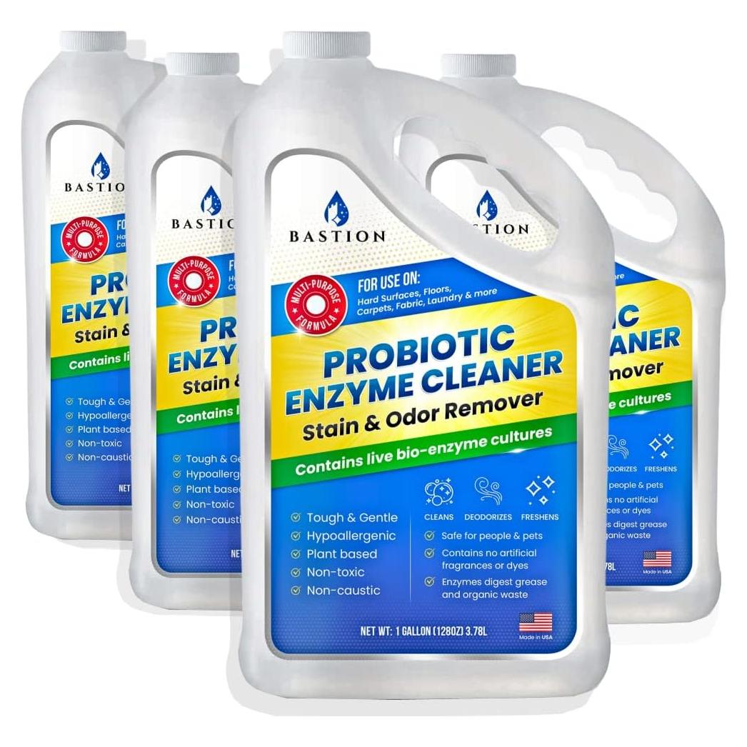 Limpiador Enzimático Probiotico Bastion 128 Oz Pack 4
