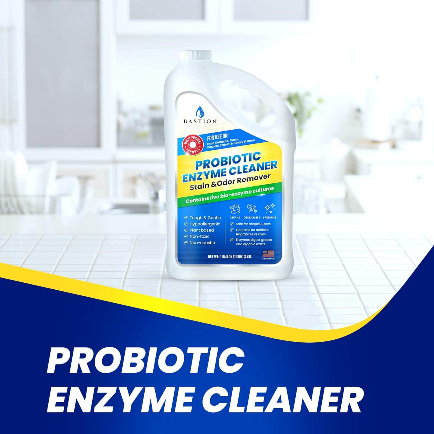 Limpiador Enzimático Probiotico Bastion 128 Oz Pack 4