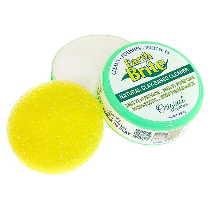 Limpiador Multiusos Earth Brite - Barra de Arcilla Natural 170g