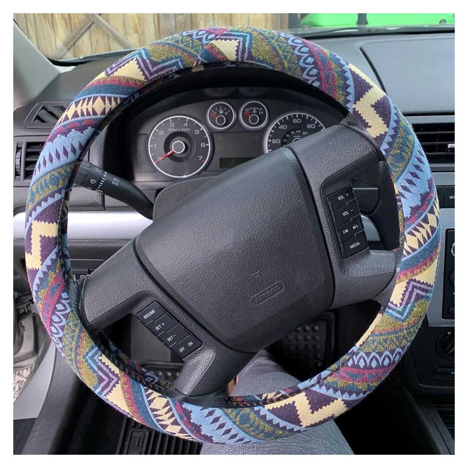 Funda de Volante Étnica Boho CYG&CL Universal 37-39 cm
