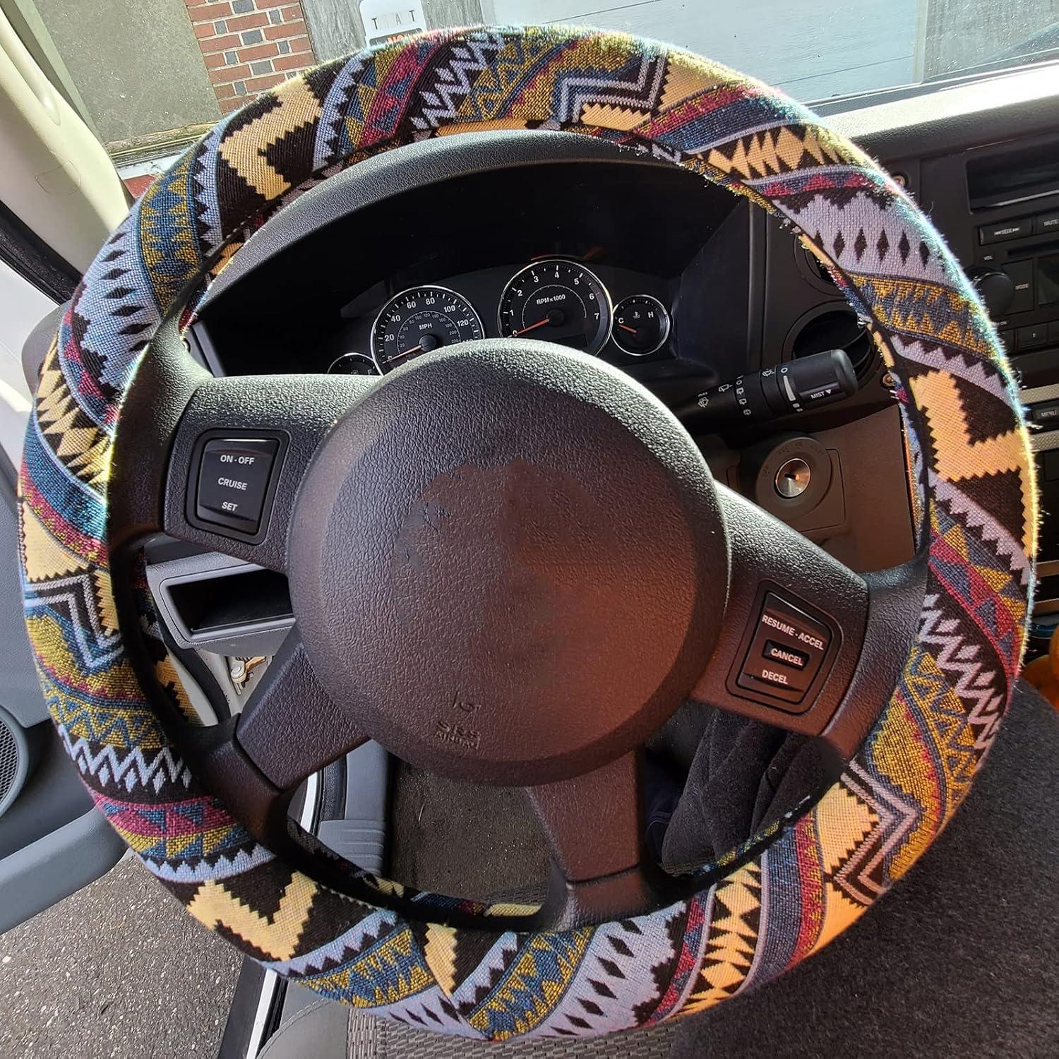 Funda de Volante Étnica Boho CYG&CL Universal 37-39 cm