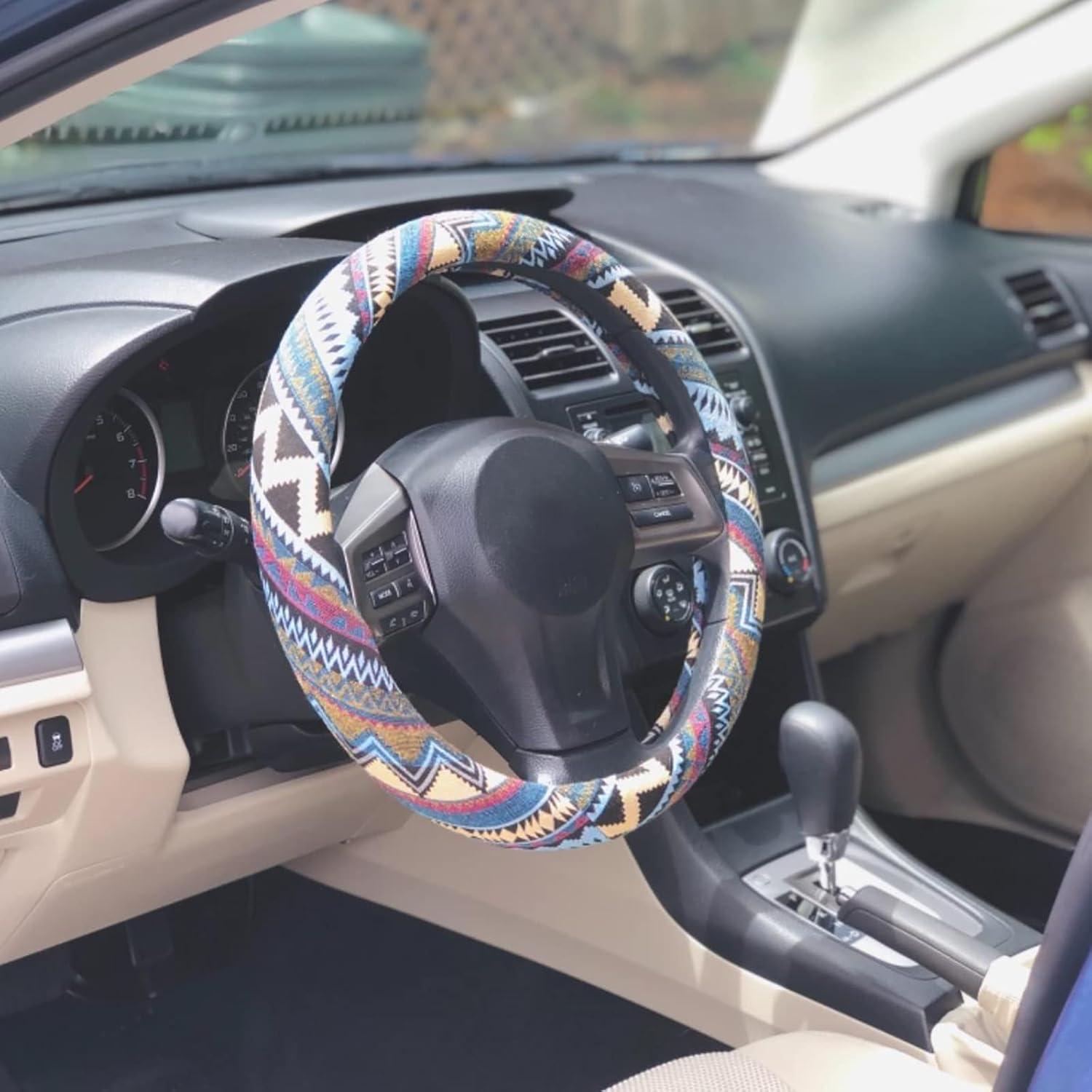 Funda de Volante Étnica Boho CYG&CL Universal 37-39 cm