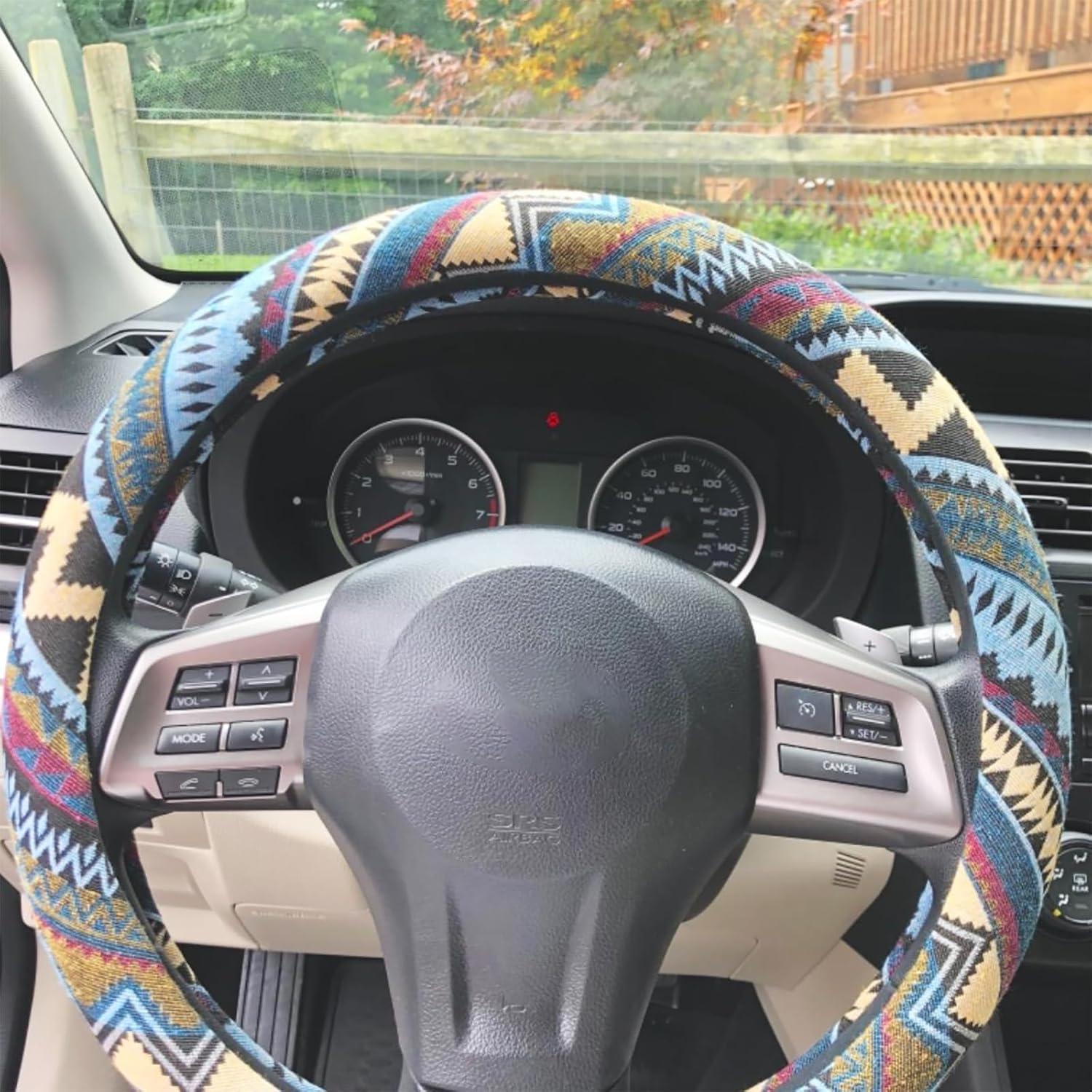 Funda de Volante Étnica Boho CYG&CL Universal 37-39 cm