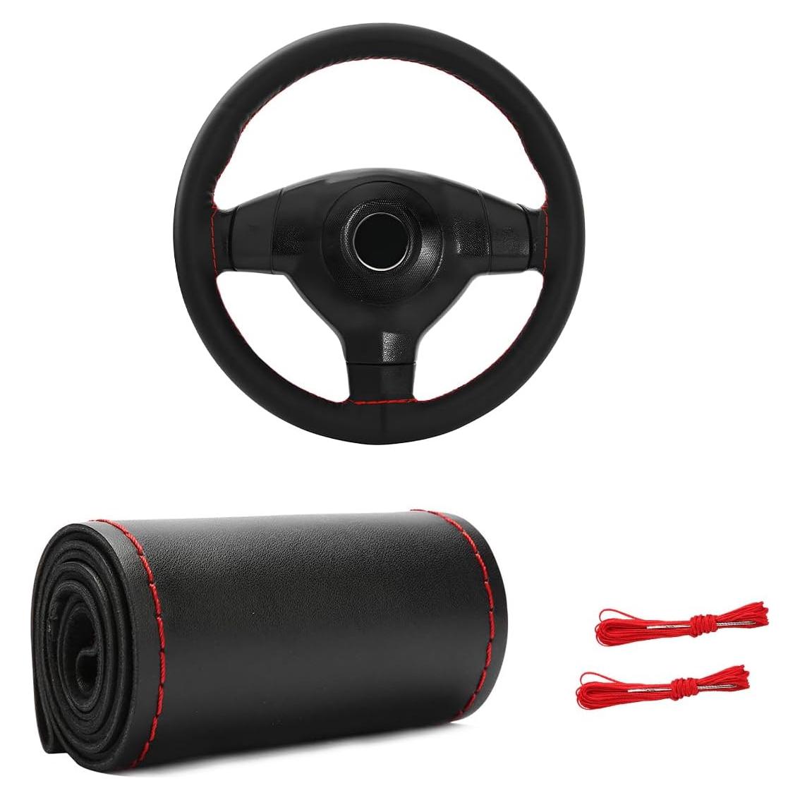 Cubierta de Volante de Cuero Genuino Gasedin 38.1 cm DIY