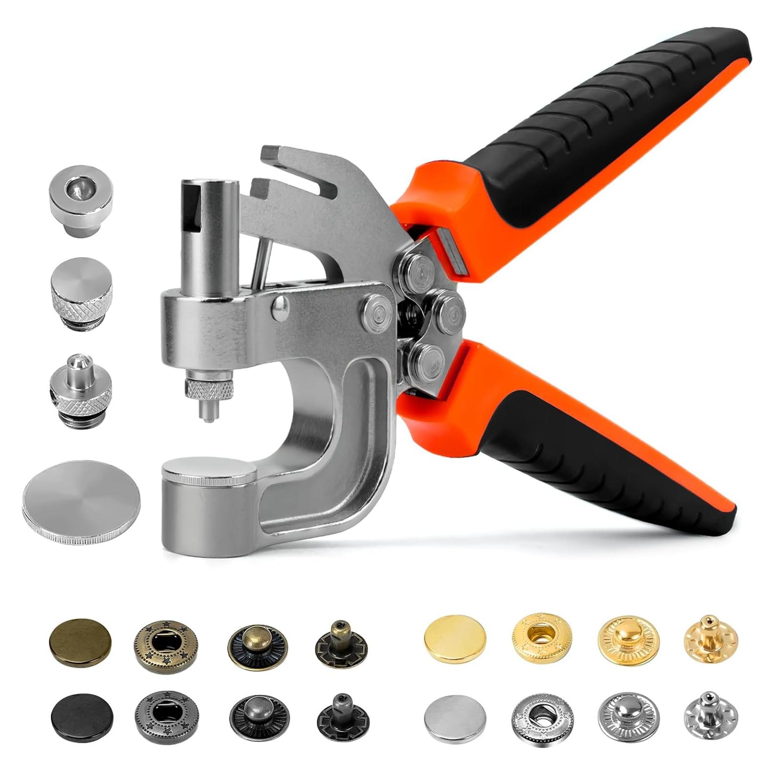 Kit de Botones a Presión Sopnom - 40 Botones 15mm en 4 Colores