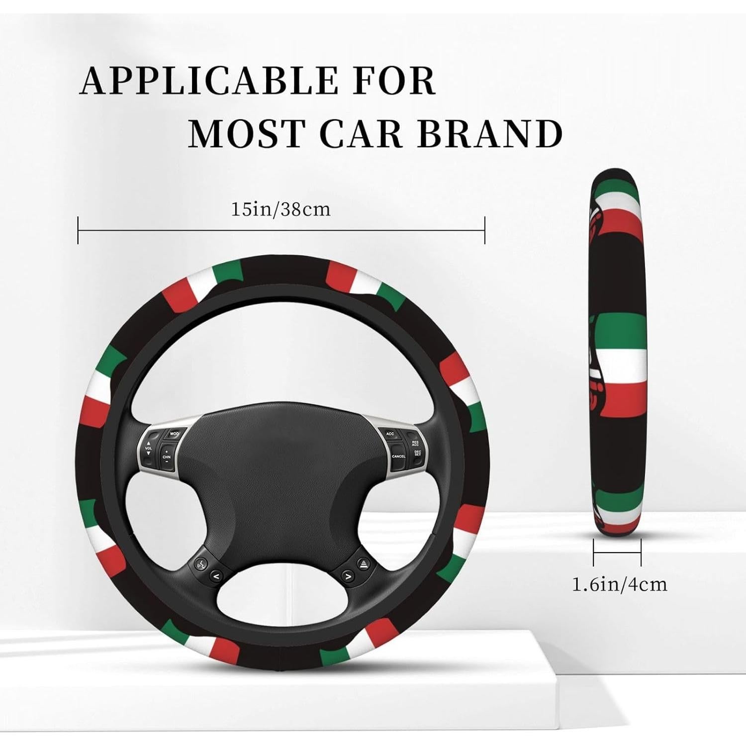 Cubierta de Volante Universal Vykmvtyb 38cm Antideslizante