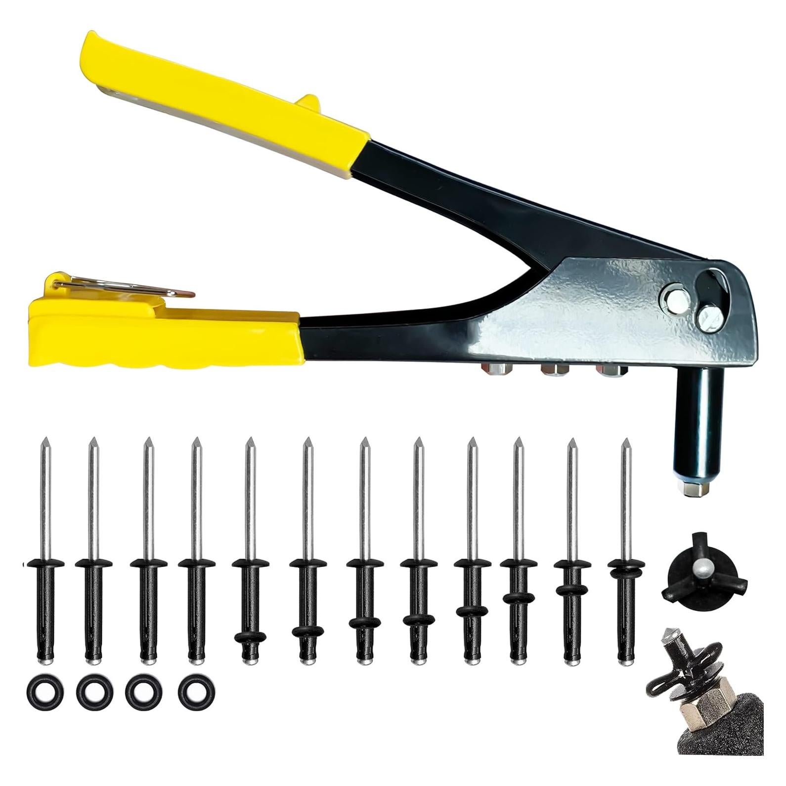 Kit de Remachadora Manual NVAAV con 18 Remaches Impermeables