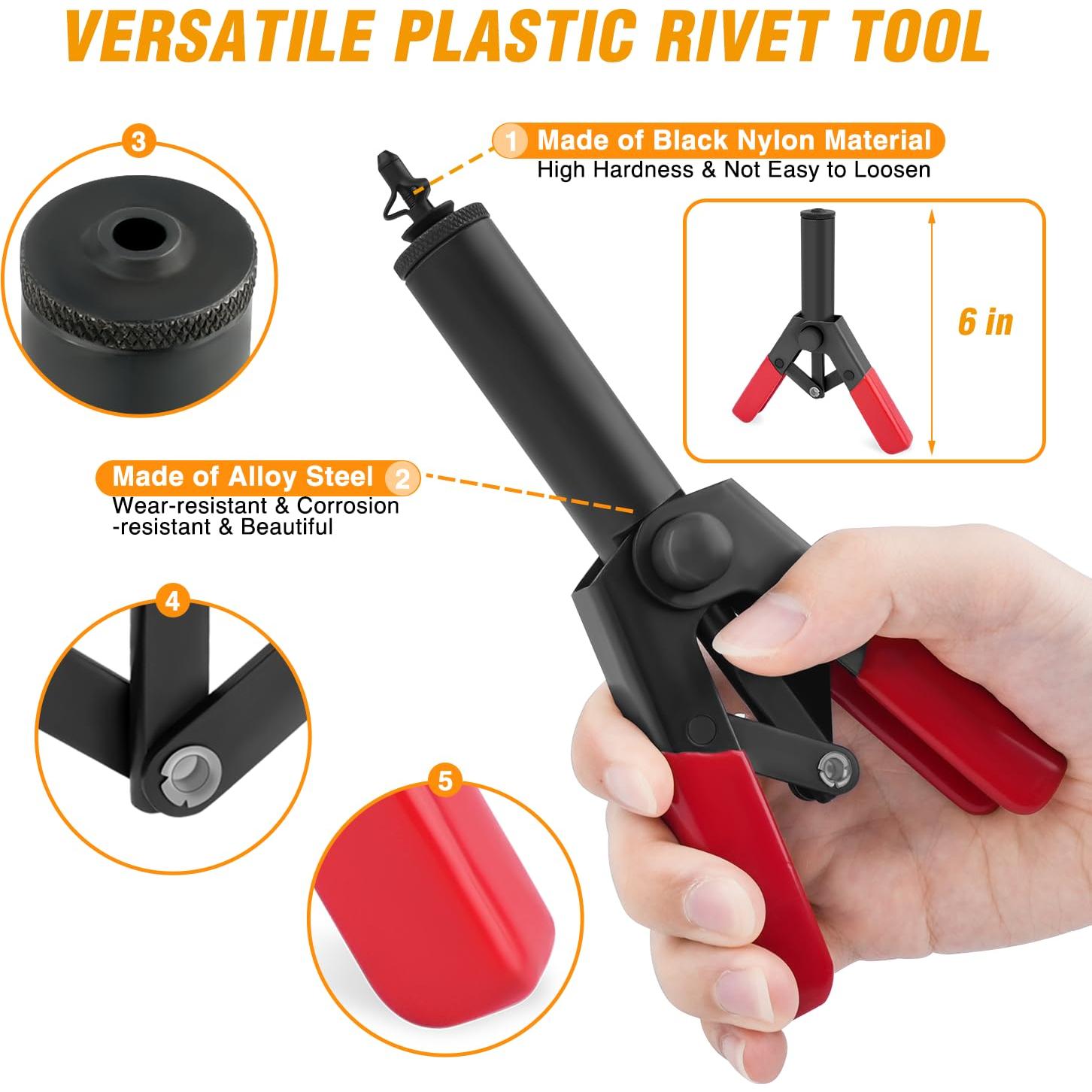 Juego de Pistola de Remaches GOOACC 82 Piezas con Removedor