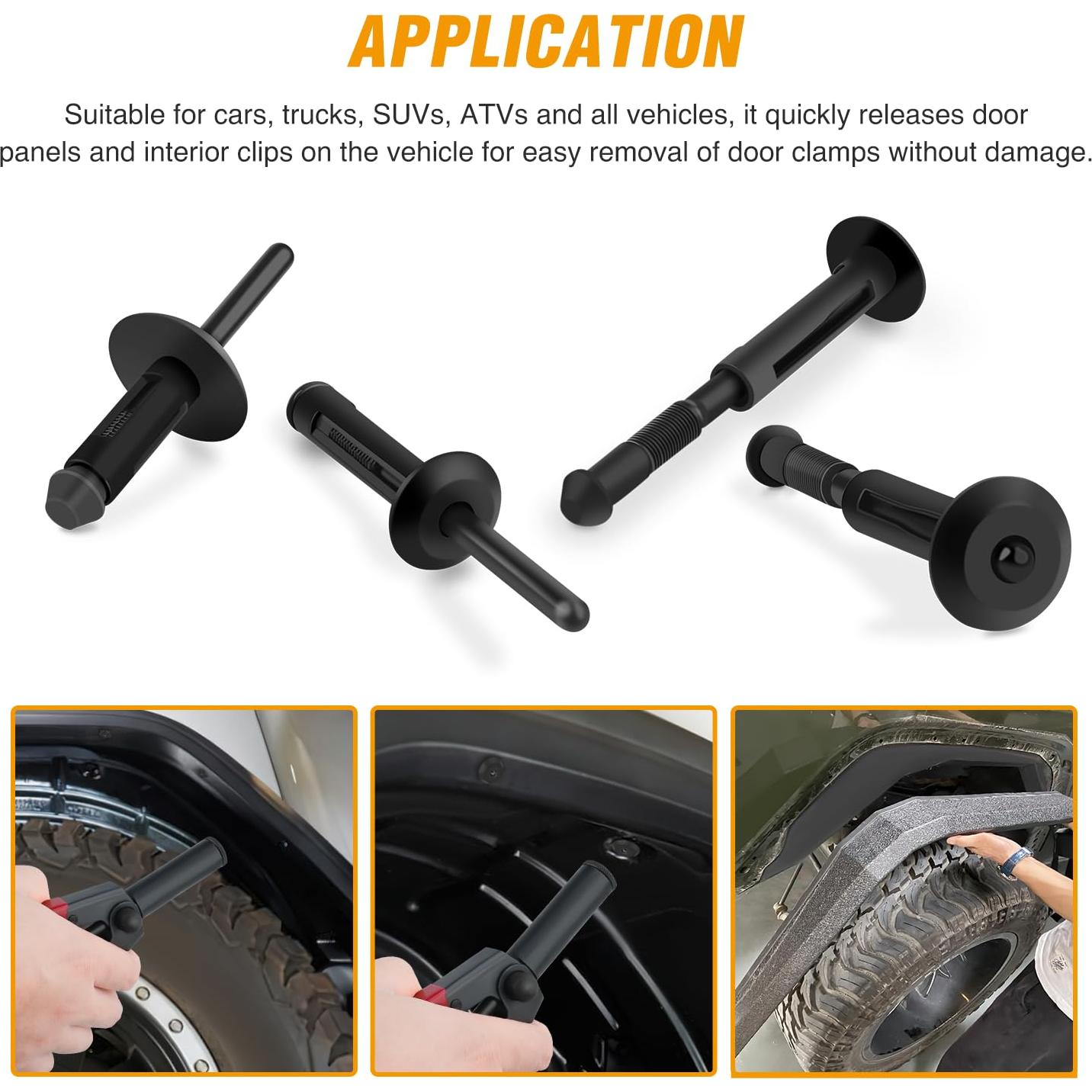 Juego de Pistola de Remaches GOOACC 82 Piezas con Removedor