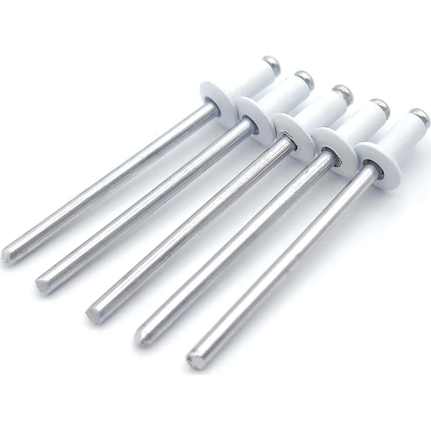 Remaches de Aluminio Blanco Metal Magery 100 Unidades 10.59 cm