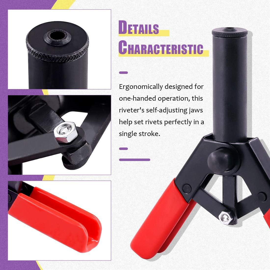 Juego de Pistola de Remaches de Polímero Swpeet 41Pcs