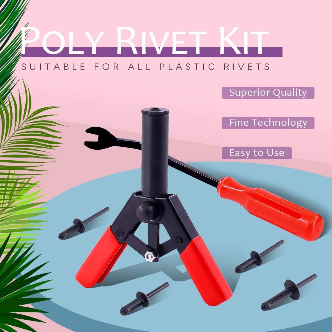 Juego de Pistola de Remaches de Polímero Swpeet 41Pcs