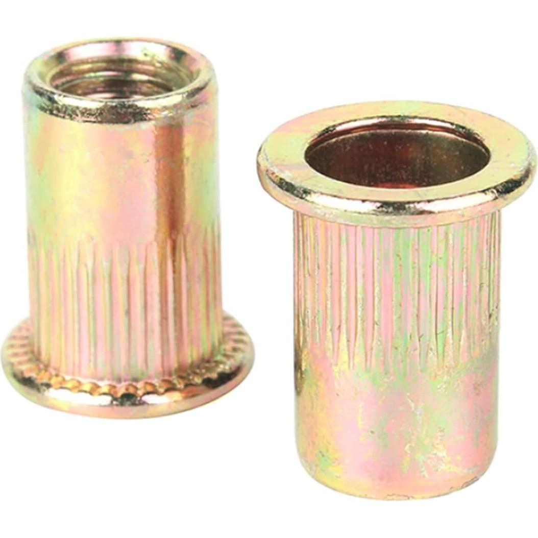 Tuercas Remachadas Acero Carbono Galvanizado 100 Pcs #10-32