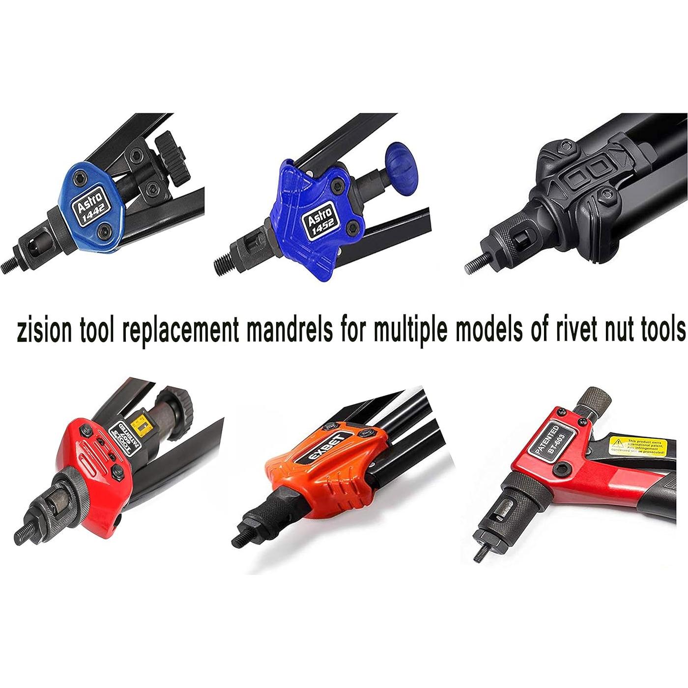 Mandril de Reemplazo para Remachadora Zision Tool 16.3cm