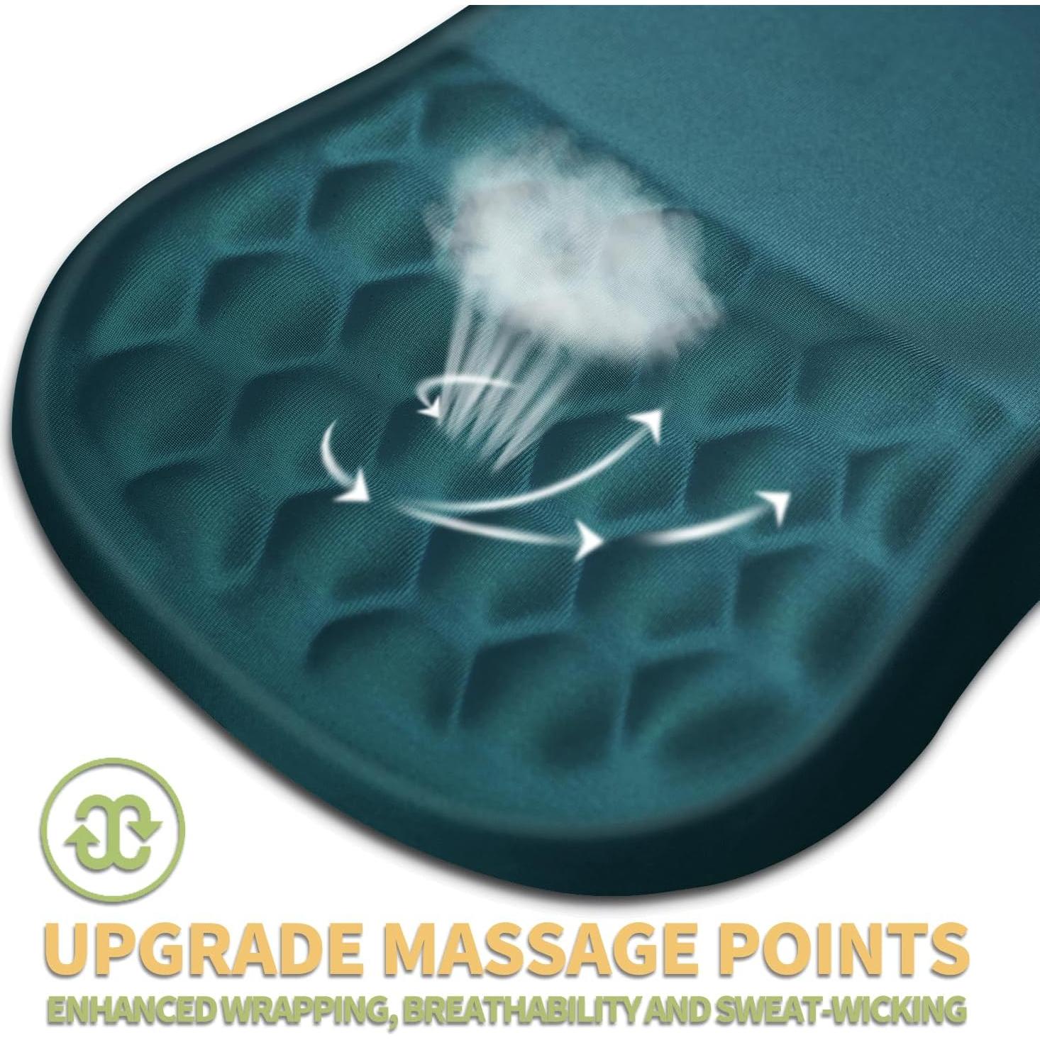 Almohadilla Ergonómica para Ratón SANWUMIAN Verde 30x20 cm