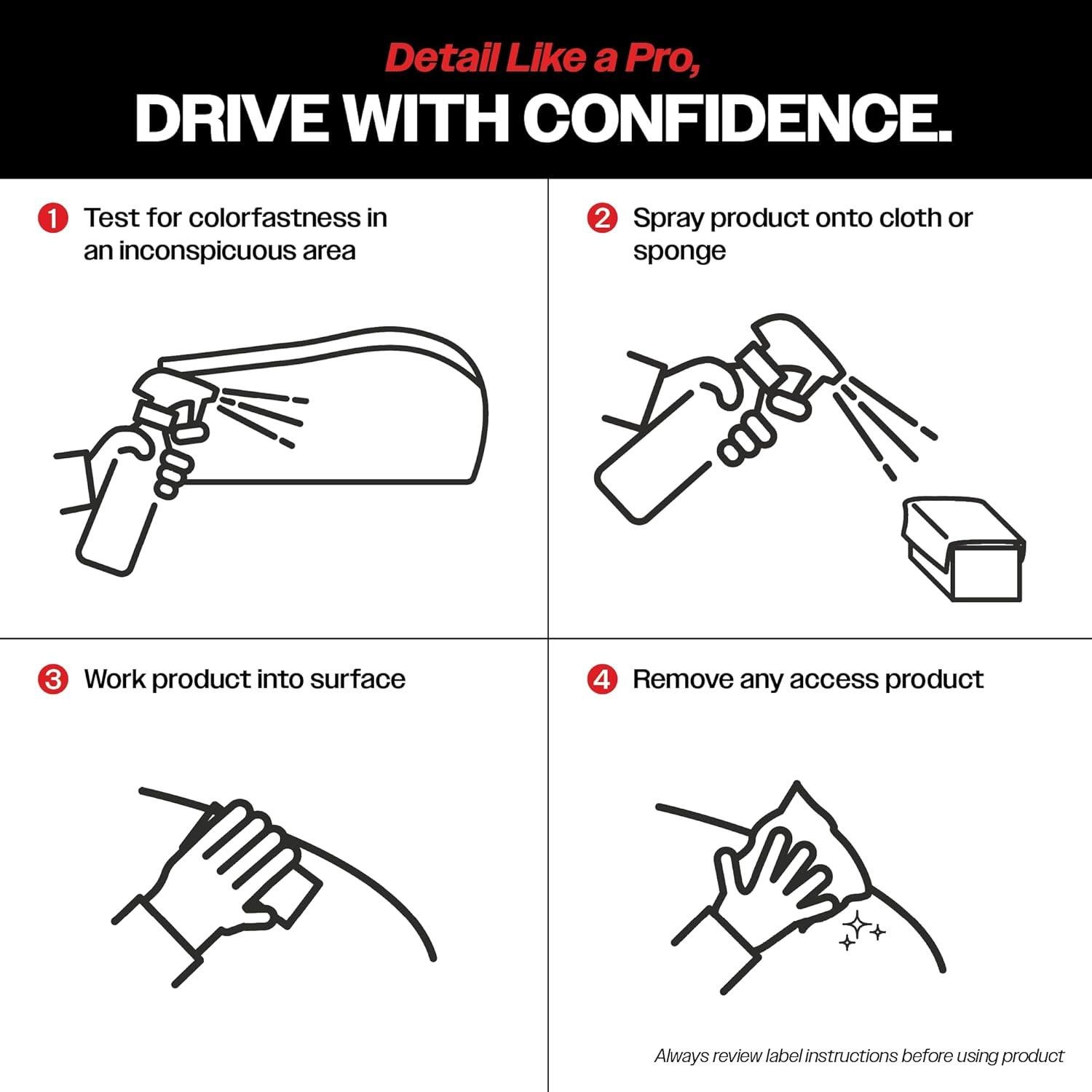 Limpiador de Cuero y Plástico Malco 128 Onzas Líquidas