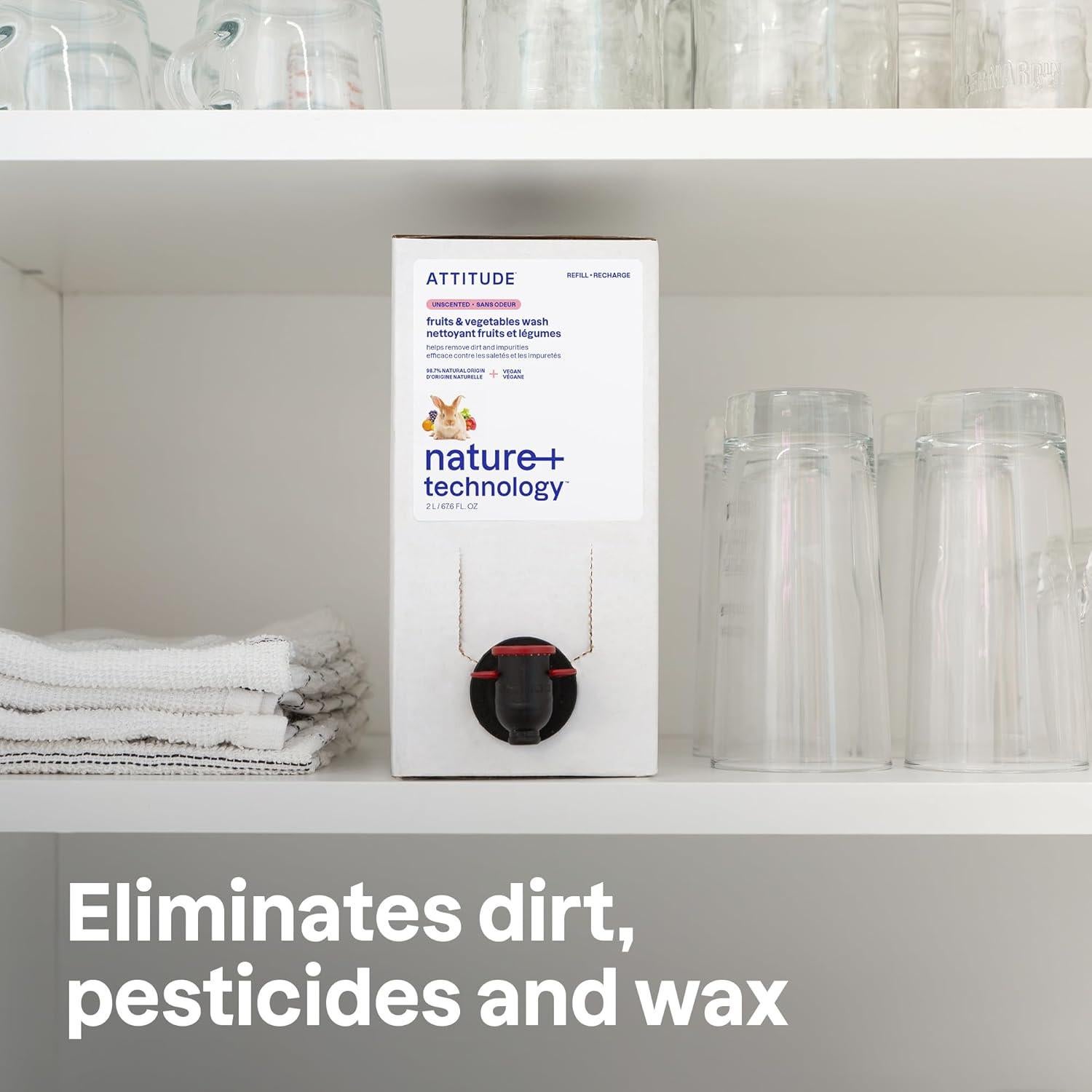 Limpiador de Frutas y Verduras ATTITUDE 1.99 L Vegano