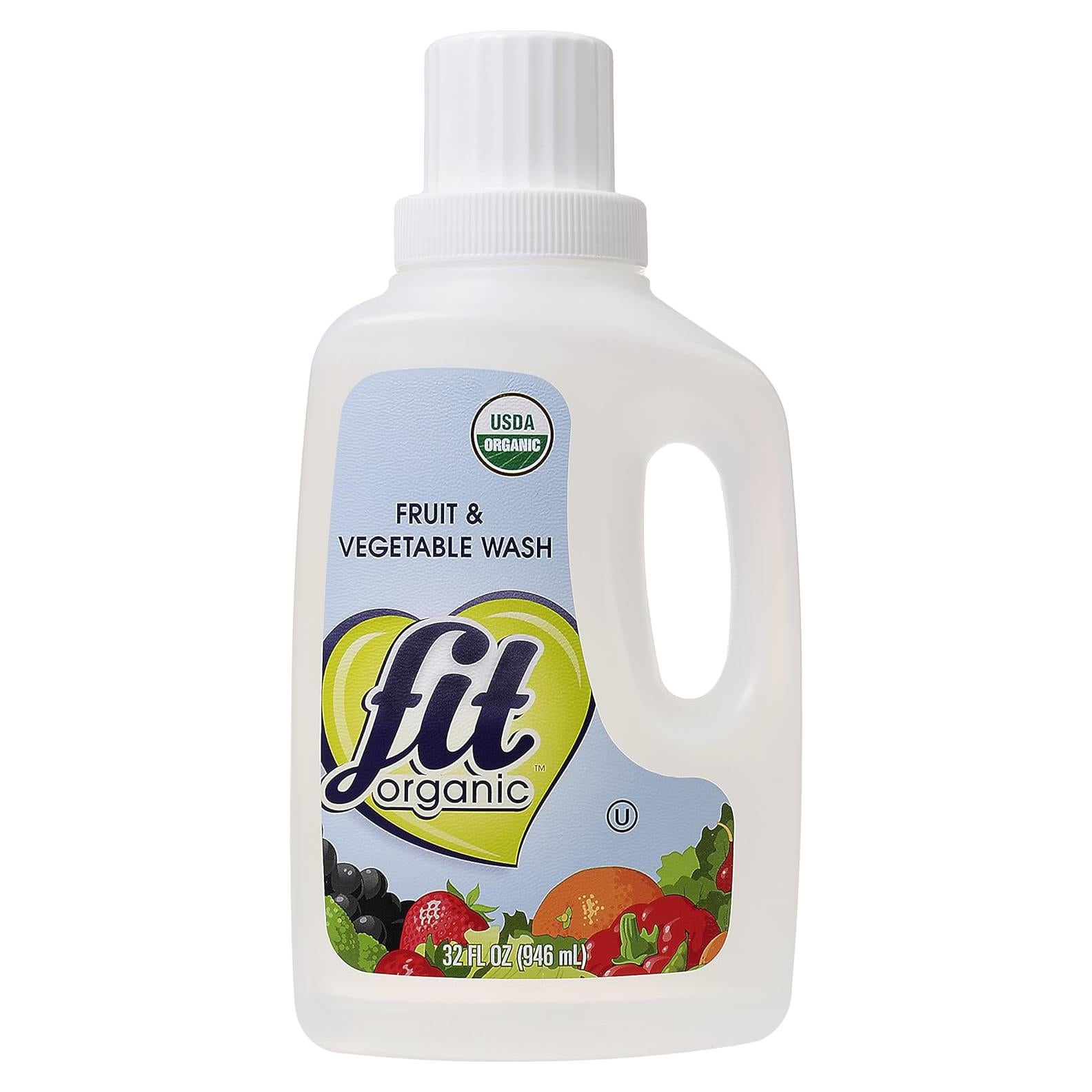 Fit Organic Lavado de Frutas y Verduras 0.95 L Orgánico Kosher