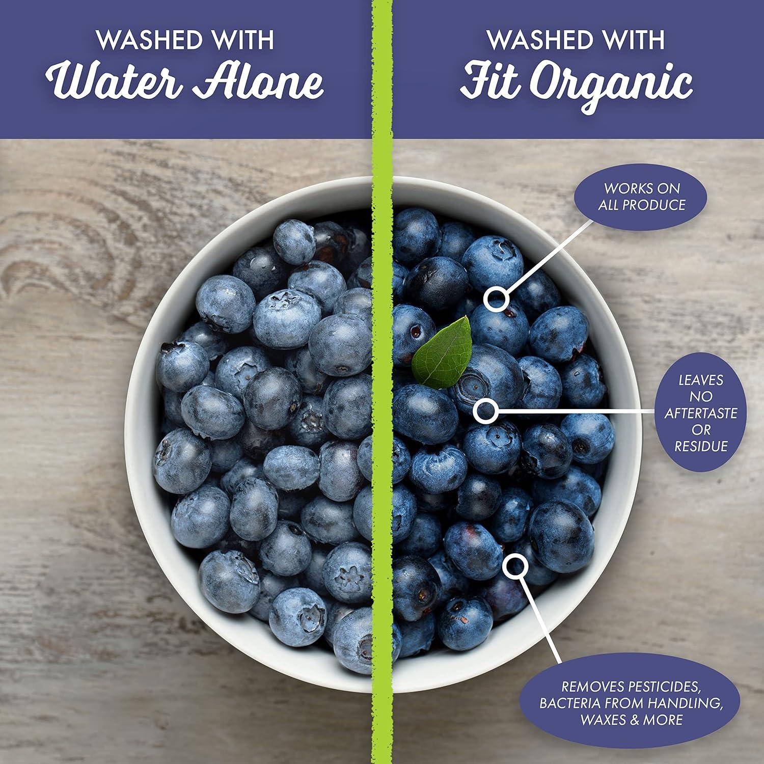 Fit Organic Lavado de Frutas y Verduras 0.95 L Orgánico Kosher